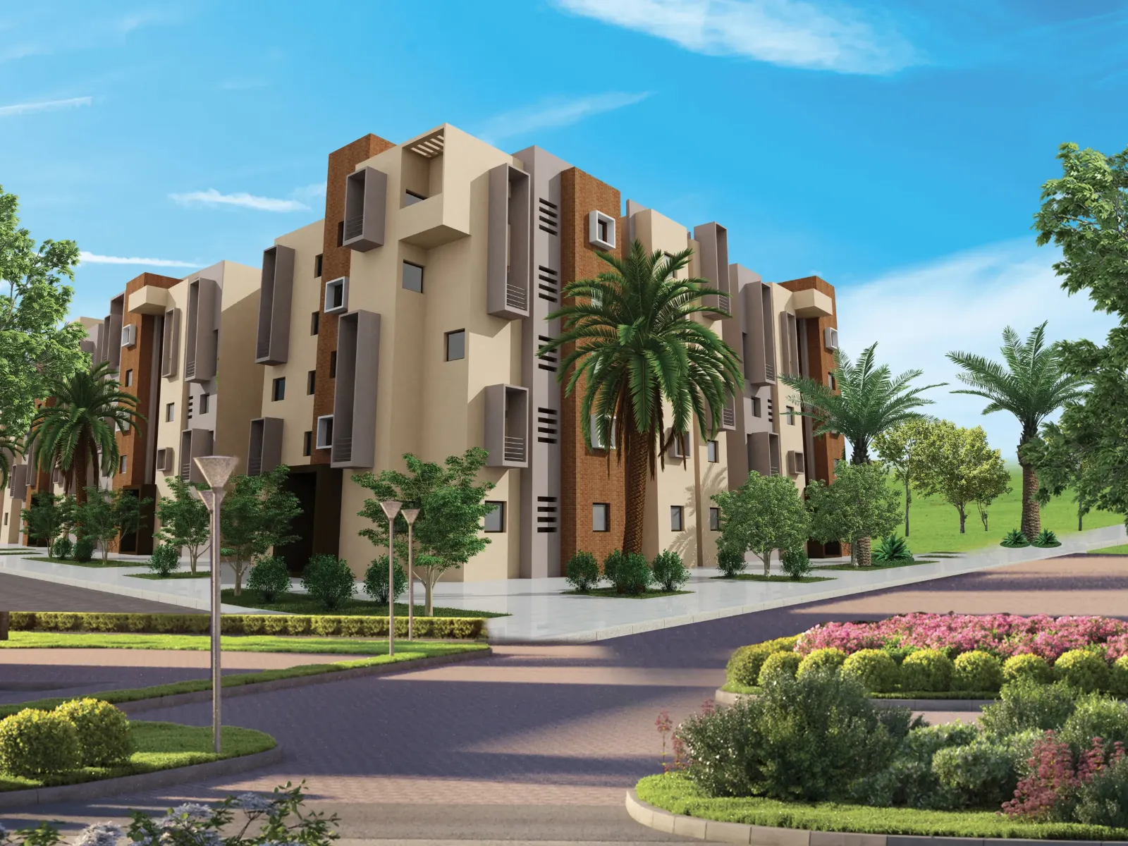 Résidence de logements économiques à Marrakech